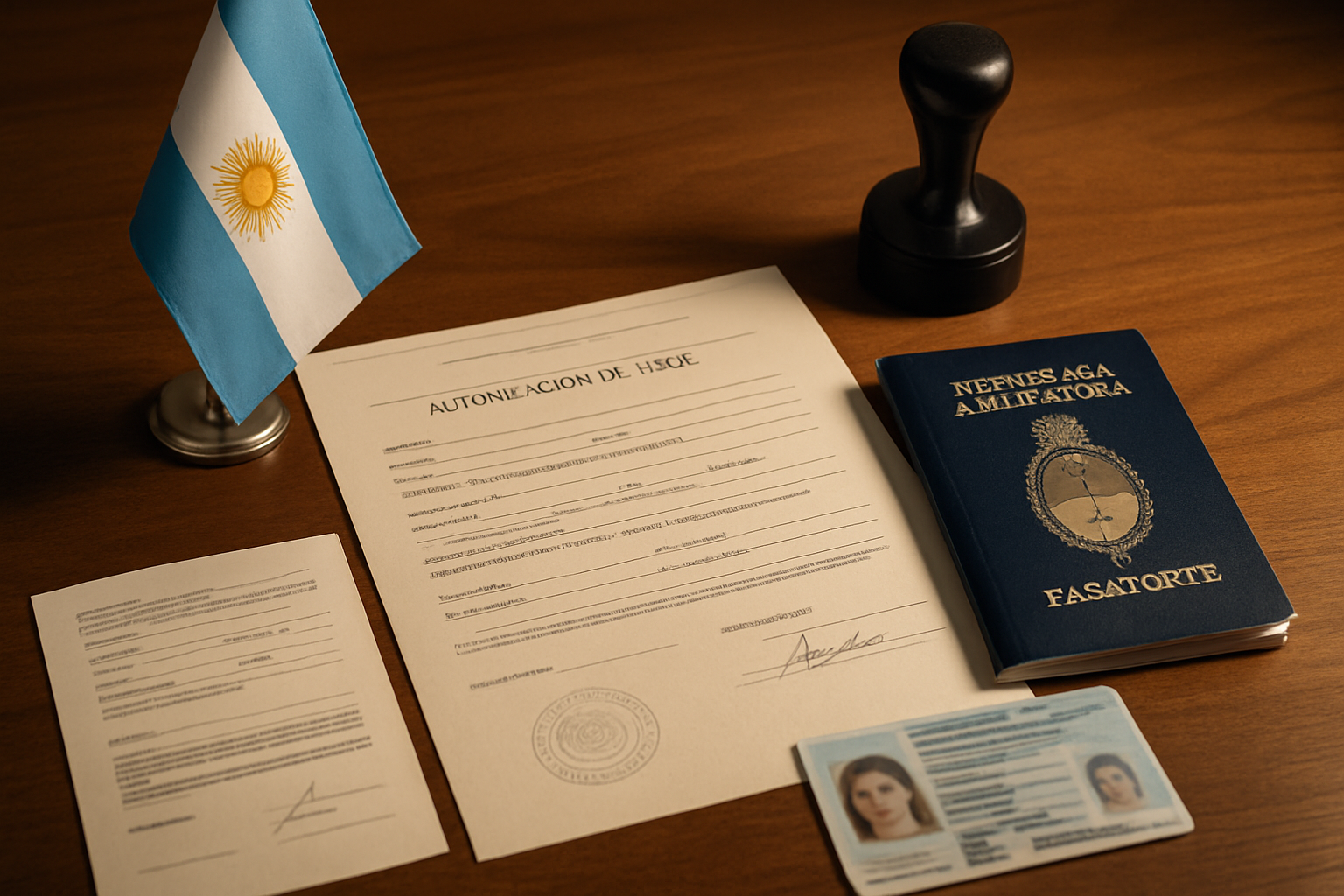 Autorización notarial de viaje para menores al exterior desde Argentina