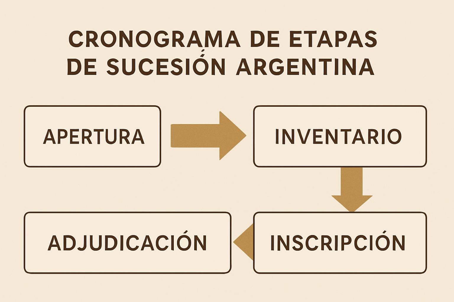Etapas y plazos del proceso sucesorio en Argentina