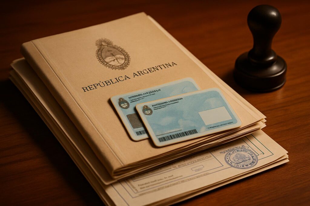 Documentos necesarios para escriturar una casa en Córdoba: DNI, informe de dominio, libre deuda y sellos notariales